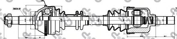 Planetara FIAT DUCATO bus (230) (1994 - 2002) GSP 210037 piesa NOUA