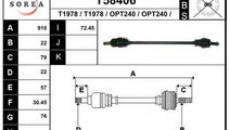 Planetara OPEL CORSA C (F08, F68) (2000 - 2009) EA...