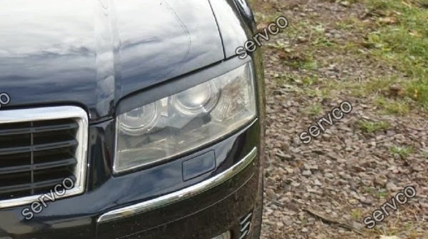 Pleoape faruri Audi A8 D3 2002-2009 plastic ABS ver1