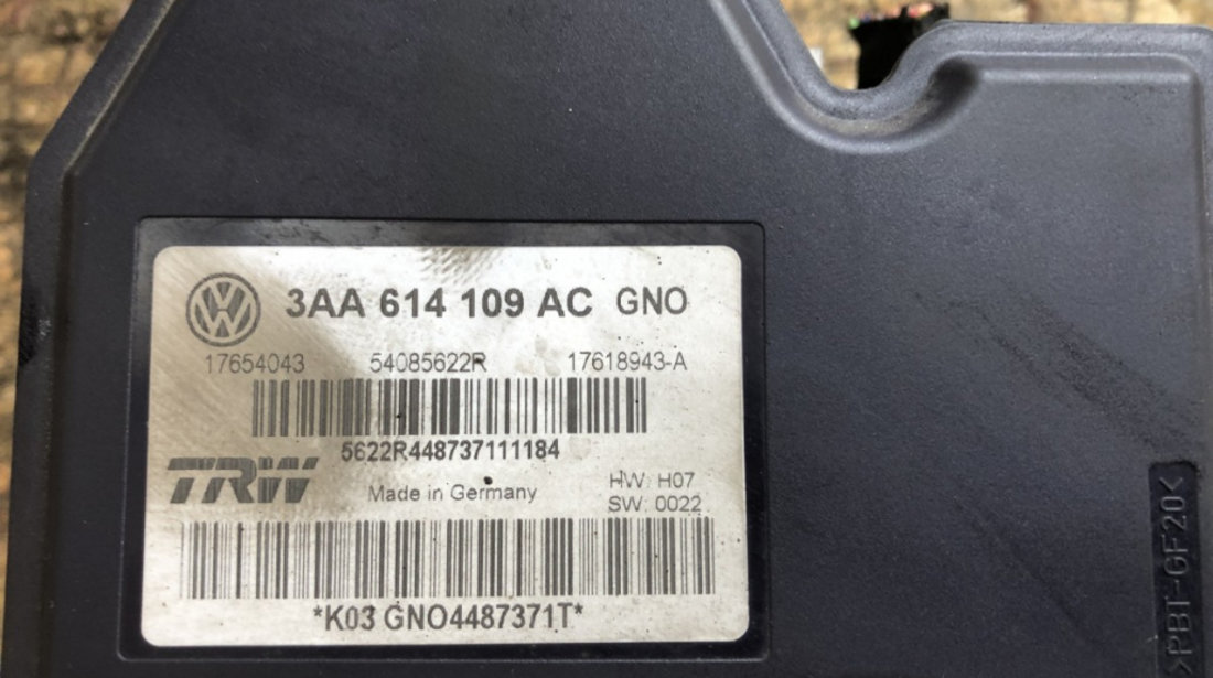 Pompa ABS ESP Passat CC 1.4 TSI 160 CP sedan 2012 (3AA614109AC)