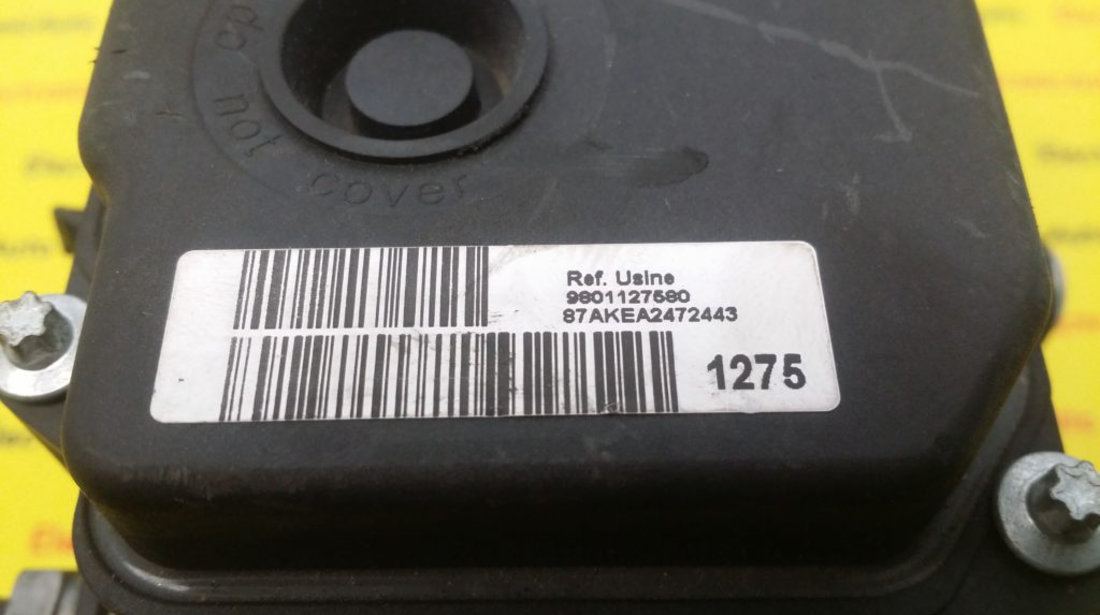 Pompa ABS Peugeot Partner, 0265209025, 9801127780, 0265801179, 9801127580