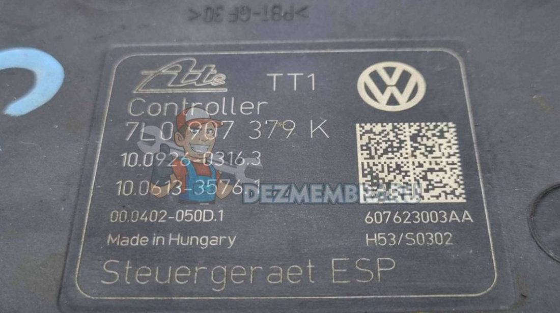 Pompa ABS Volkswagen Touareg (7LA, 7L6) [Fabr 2003-2010] 7L0614517 7L0907379K 2.5 TDI BPE 128KW 174CP