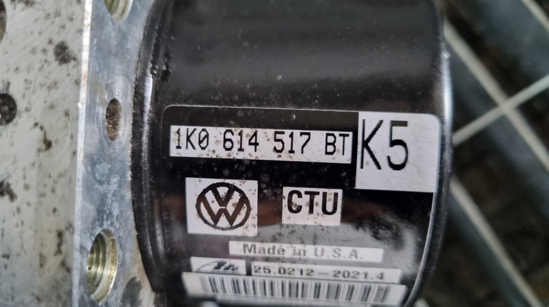 Pompa ABS VW Jetta Mk6 1.4 TSI Hybrid 150 cai motor CNLA coduri : 1K0614517BT / 1K0907379AR