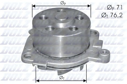 Pompa apa ALFA ROMEO 147 (937) (2000 - 2010) DOLZ S210 piesa NOUA