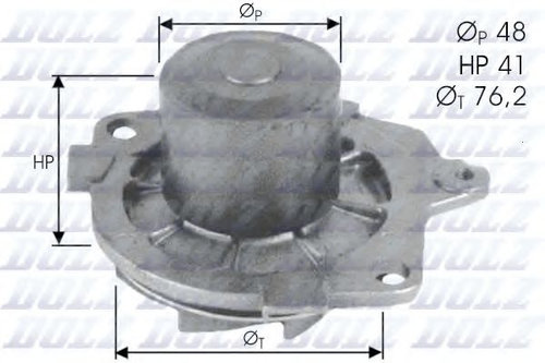 Pompa apa ALFA ROMEO 156 (932) (1997 - 2005) DOLZ S314 piesa NOUA