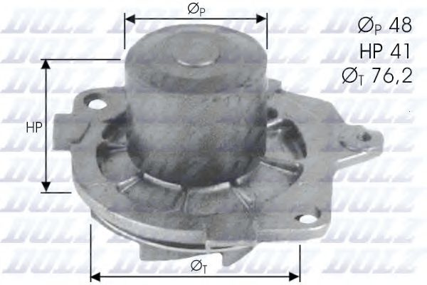 Pompa apa ALFA ROMEO 156 Sportwagon (932) (2000 - 2006) DOLZ S314 piesa NOUA