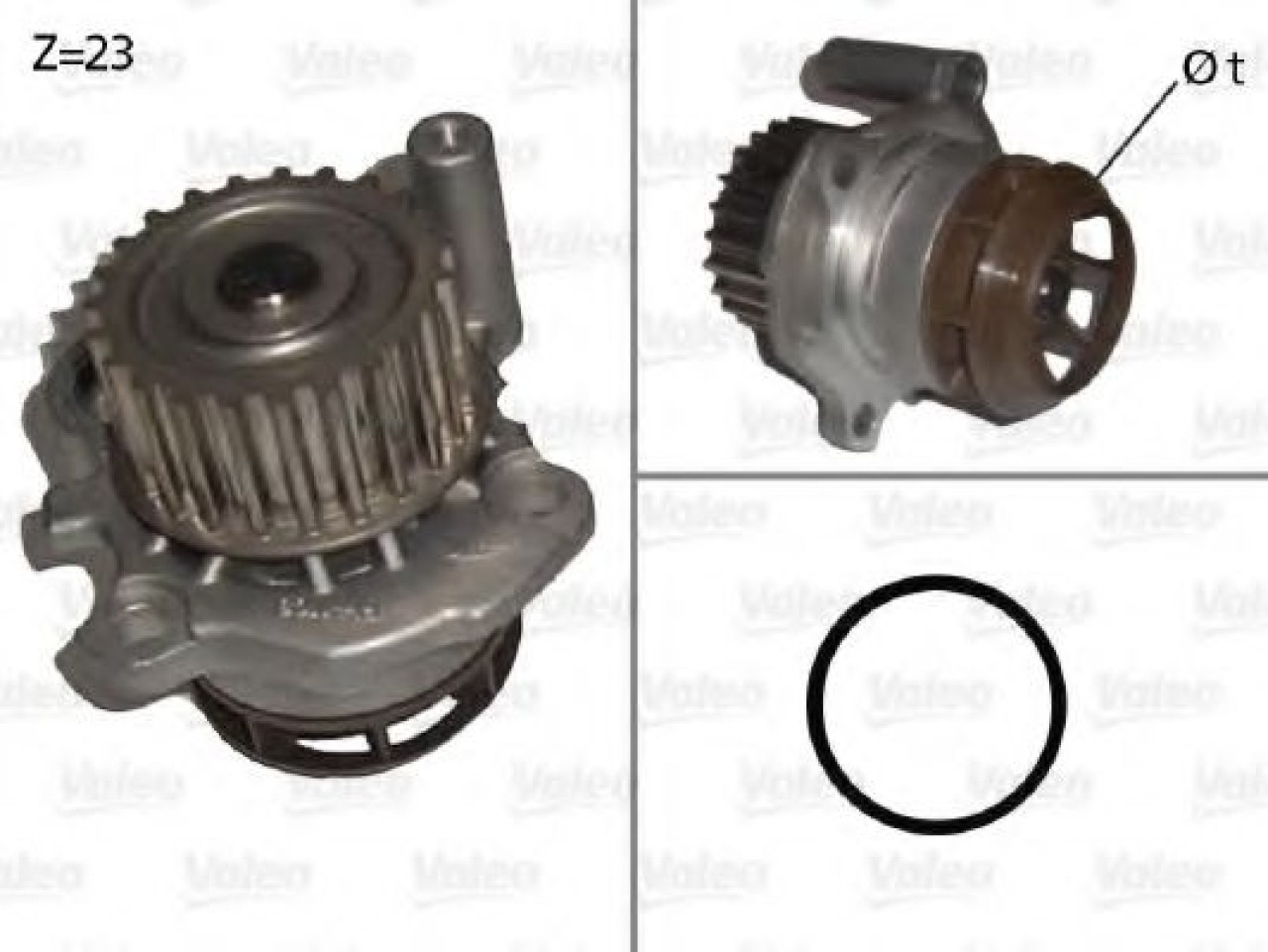 Pompa apa AUDI A3 (8P1) (2003 - 2012) VALEO 506876 piesa NOUA