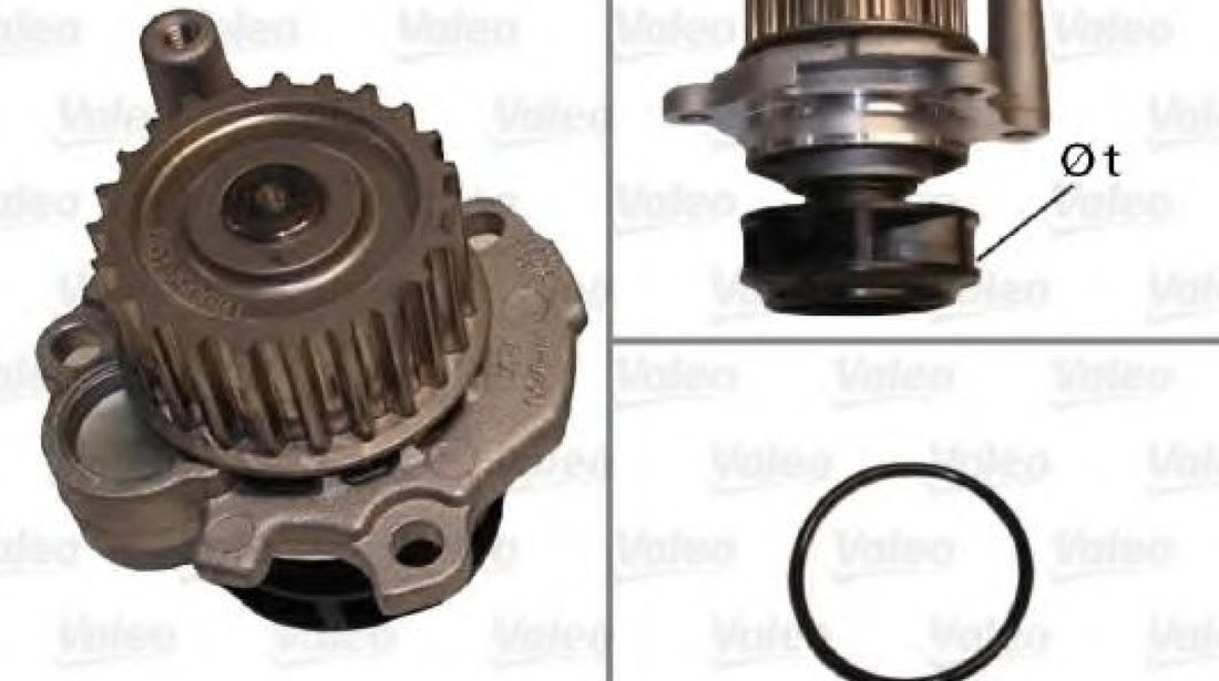 Pompa apa AUDI A4 Avant (8E5, B6) (2001 - 2004) VALEO 506532 piesa NOUA