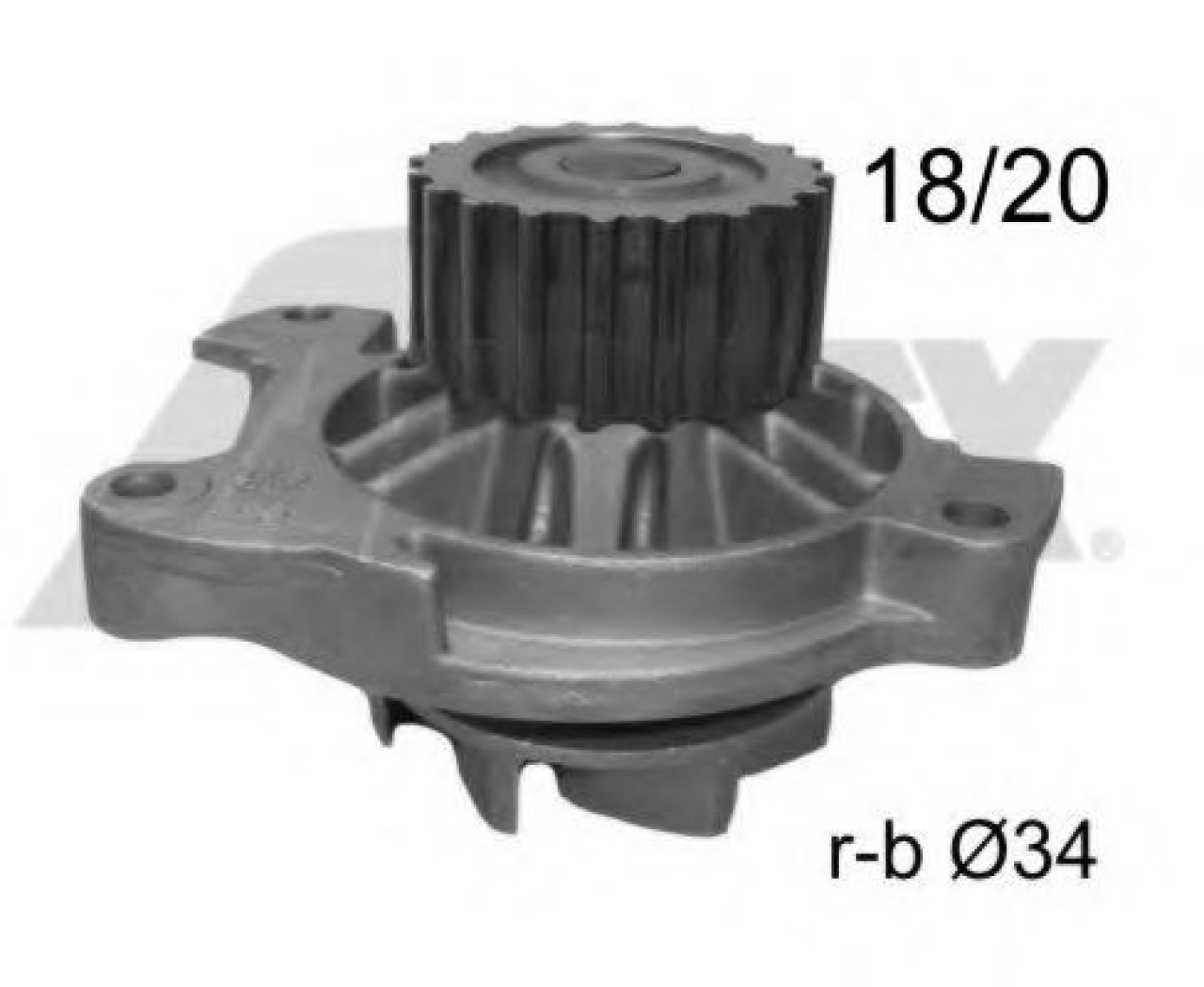 Pompa apa AUDI A6 (4A, C4) (1994 - 1997) AIRTEX 9274R piesa NOUA