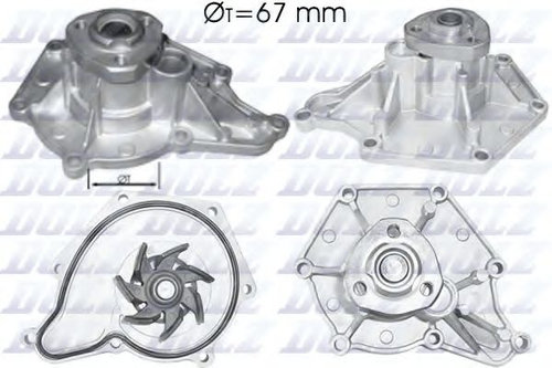 Pompa apa AUDI Q5 (8R) (2008 - 2016) DOLZ A213 piesa NOUA