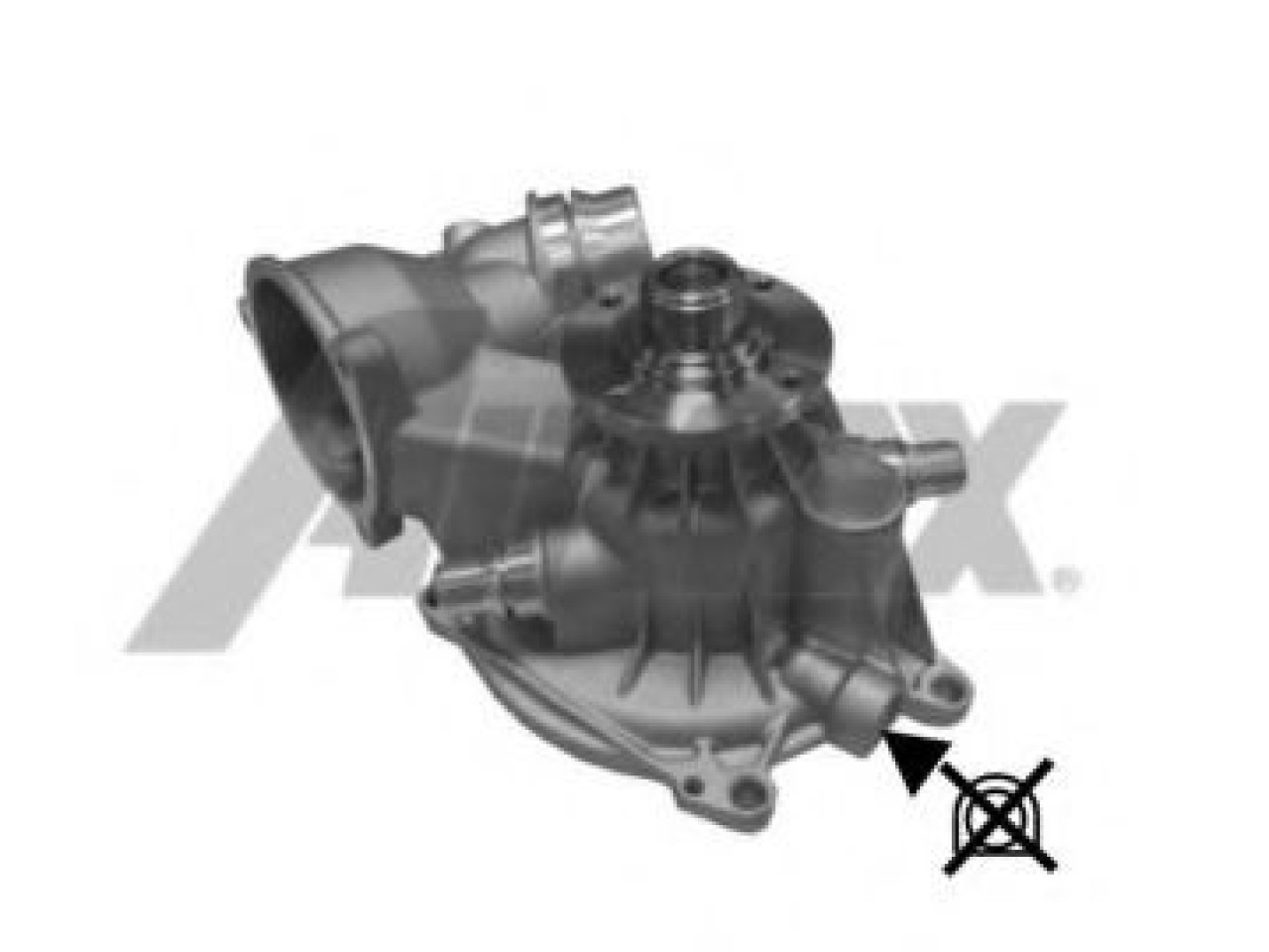 Pompa apa BMW Seria 7 (E65, E66, E67) (2001 - 2009) AIRTEX 1974 piesa NOUA