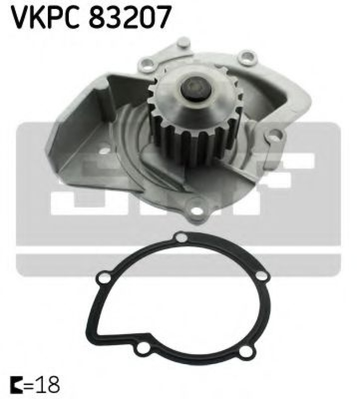 Pompa apa CITROEN C4 Picasso I (UD) (2007 - 2013) SKF VKPC 83207 piesa NOUA