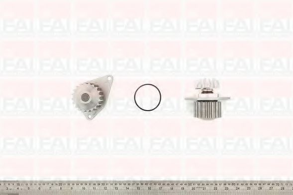 Pompa apa CITROEN SAXO (S0, S1) (1996 - 2004) FAI AutoParts WP2492 piesa NOUA