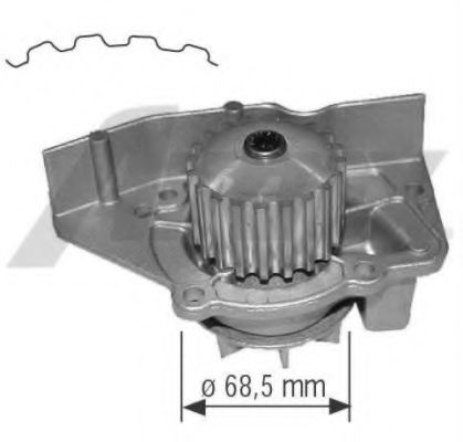 Pompa apa CITROEN XANTIA (X2) (1998 - 2003) AIRTEX 1563 piesa NOUA