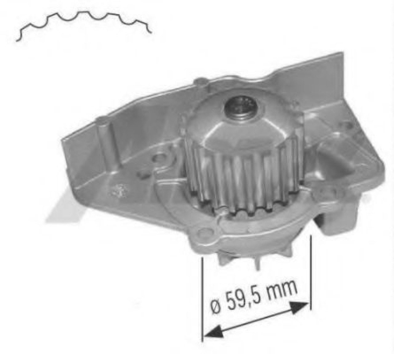 Pompa apa CITROEN XSARA Cupe (N0) (1998 - 2005) AIRTEX 1359 piesa NOUA