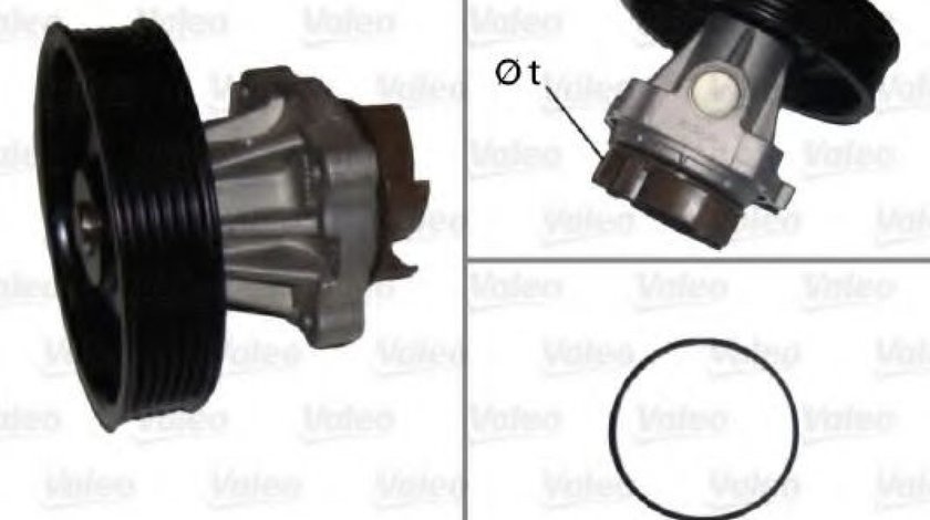 Pompa apa FIAT IDEA (350) (2003 - 2016) VALEO 506716 piesa NOUA