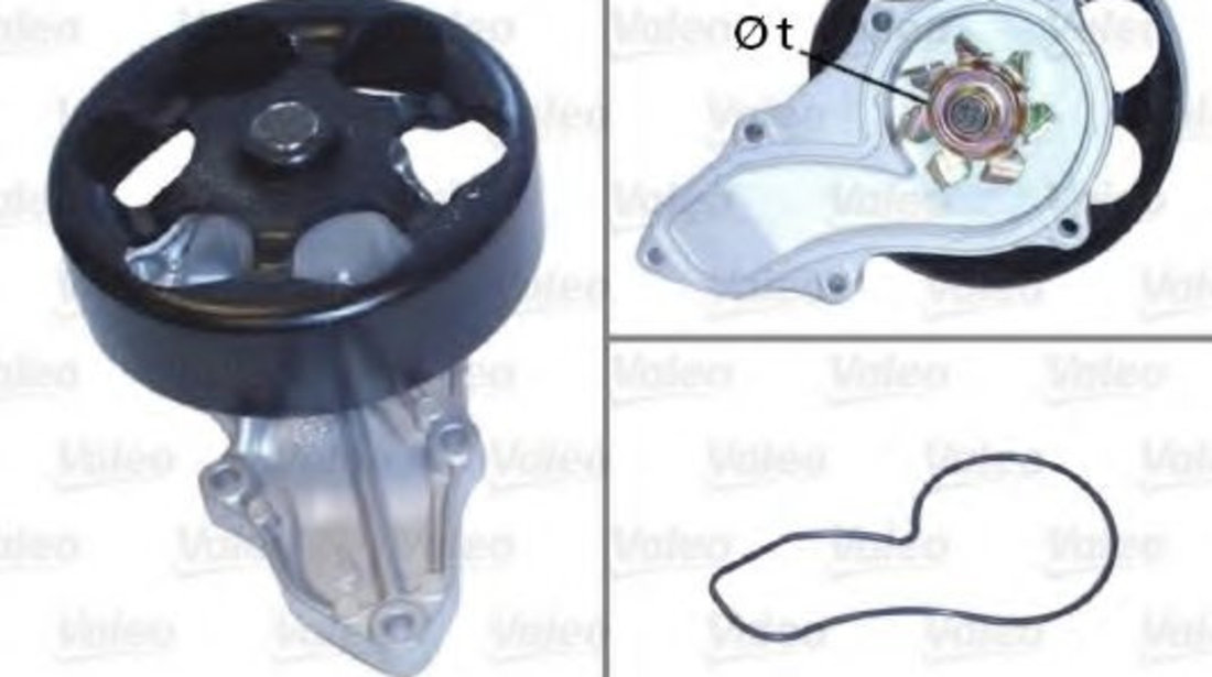 Pompa apa HONDA CIVIC VII Hatchback (EU, EP, EV) (1999 - 2006) VALEO 506810 piesa NOUA