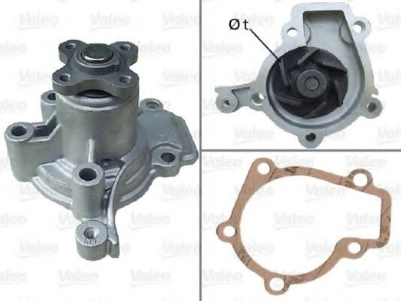 Pompa apa HYUNDAI ELANTRA (XD) (2000 - 2006) VALEO 506818 piesa NOUA