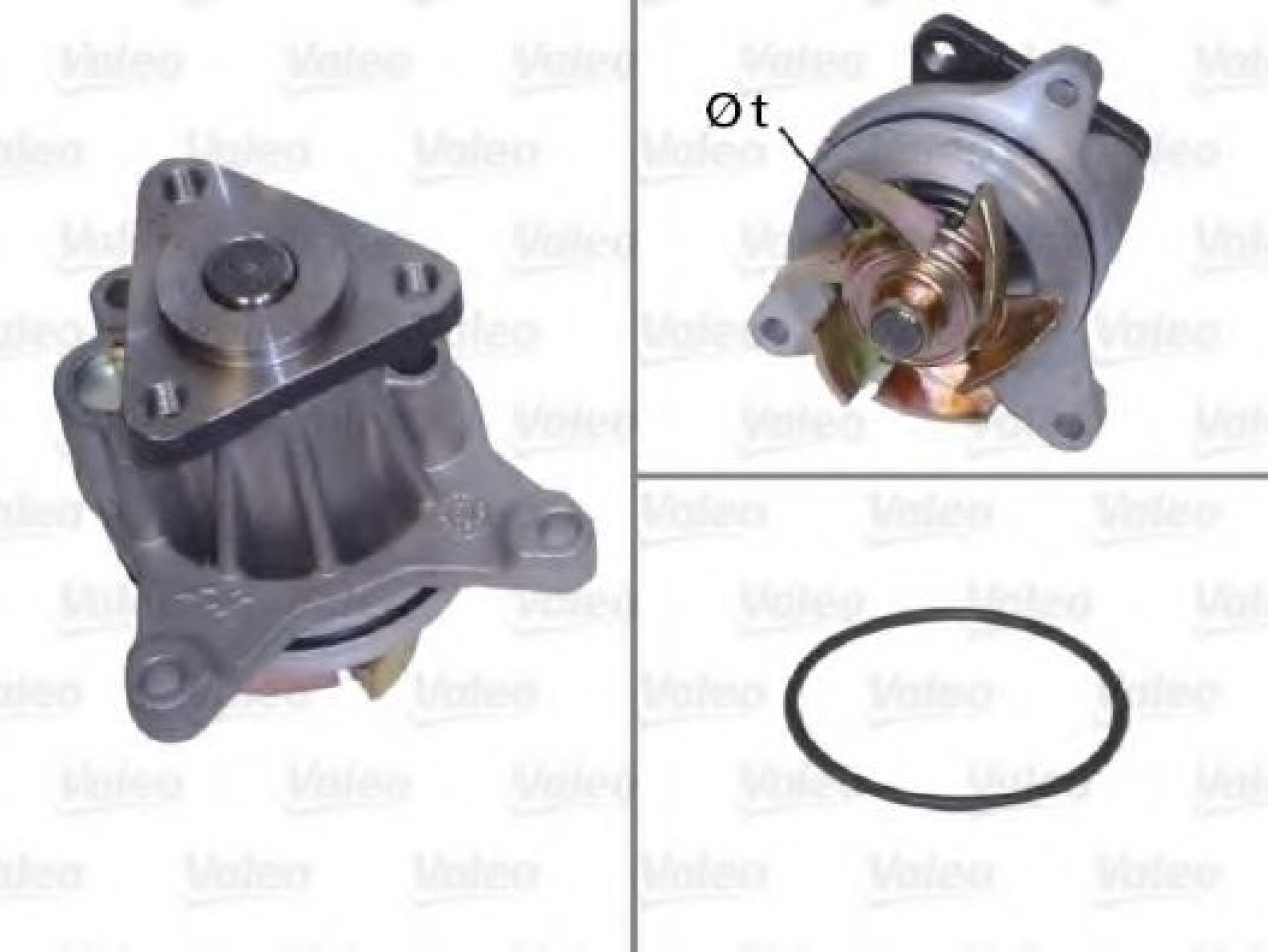 Pompa apa MAZDA 6 Hatchback (GG) (2002 - 2008) VALEO 506694 piesa NOUA