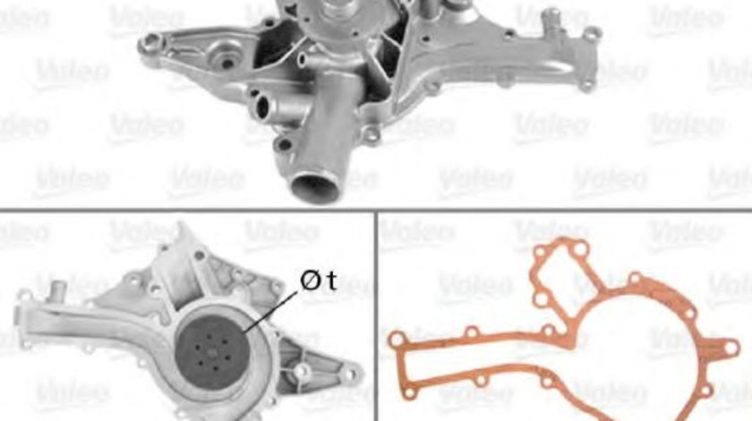 Pompa apa MERCEDES CLK (C209) (2002 - 2009) VALEO 506787 piesa NOUA