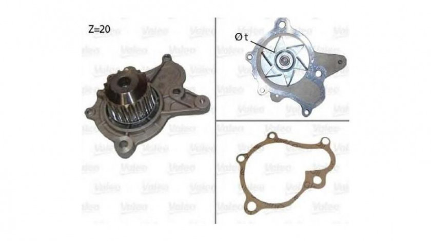 Pompa apa motor Kia CARENS Mk II (FJ) 2002-2016 #2 1715