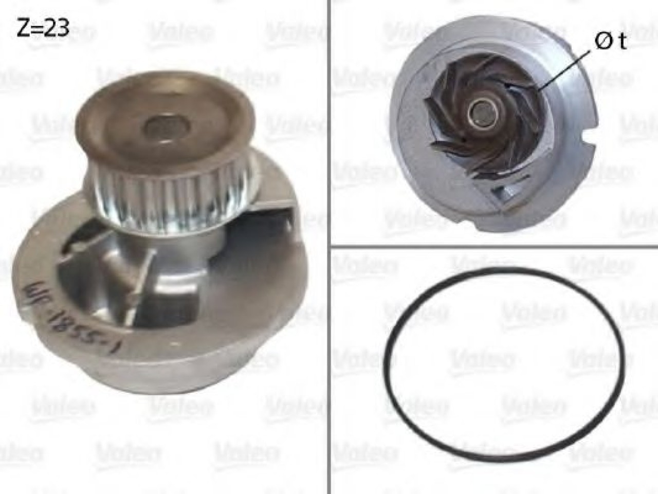 Pompa apa OPEL ASTRA G Hatchback (F48, F08) (1998 - 2009) VALEO 506656 piesa NOUA