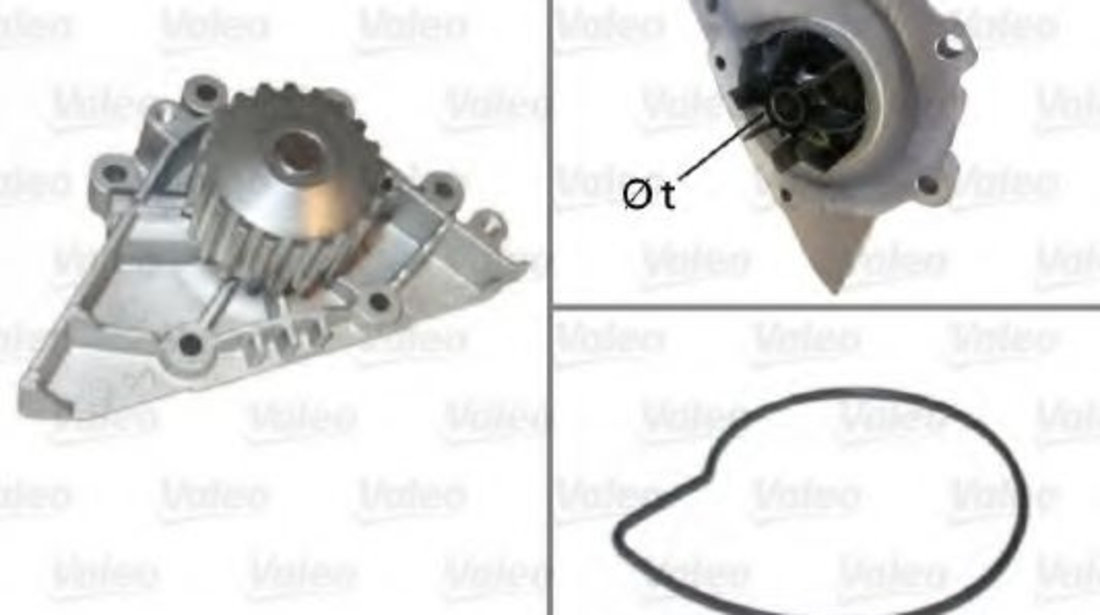 Pompa apa PEUGEOT 206 Hatchback (2A/C) (1998 - 2016) VALEO 506720 piesa NOUA