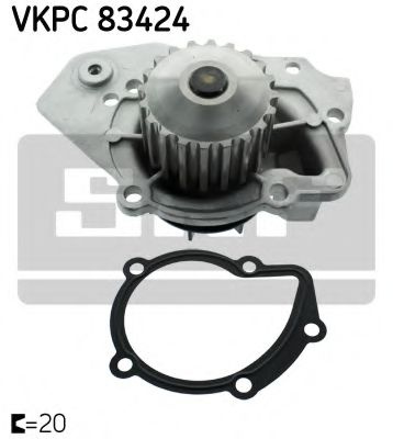 Pompa apa PEUGEOT 306 Hatchback (7A, 7C, N3, N5) (1993 - 2003) SKF VKPC 83424 piesa NOUA