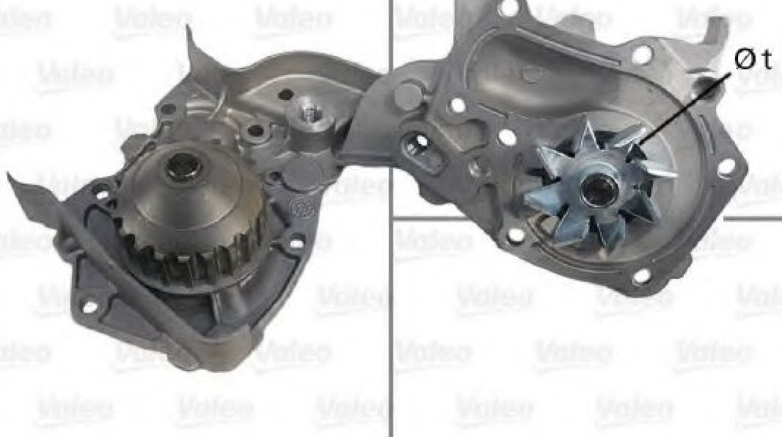 Pompa apa RENAULT MEGANE I (BA0/1) (1995 - 2004) VALEO 506564 piesa NOUA