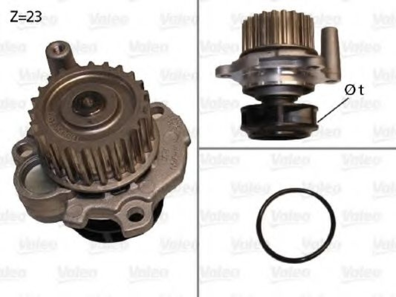 Pompa apa SEAT ALHAMBRA (7V8, 7V9) (1996 - 2010) VALEO 506532 piesa NOUA