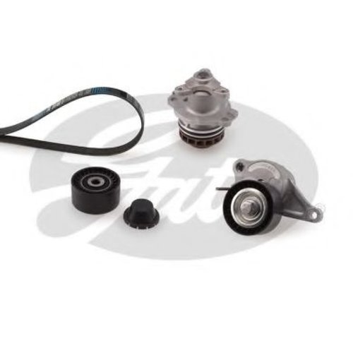 Pompa apa + Set curea transmisie cu caneluri NISSAN QASHQAI / QASHQAI +2 (J10, JJ10) (2007 - 2013) G...