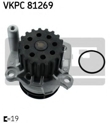 Pompa apa SKODA RAPID (NH3) (2012 - 2016) SKF VKPC 81269 piesa NOUA