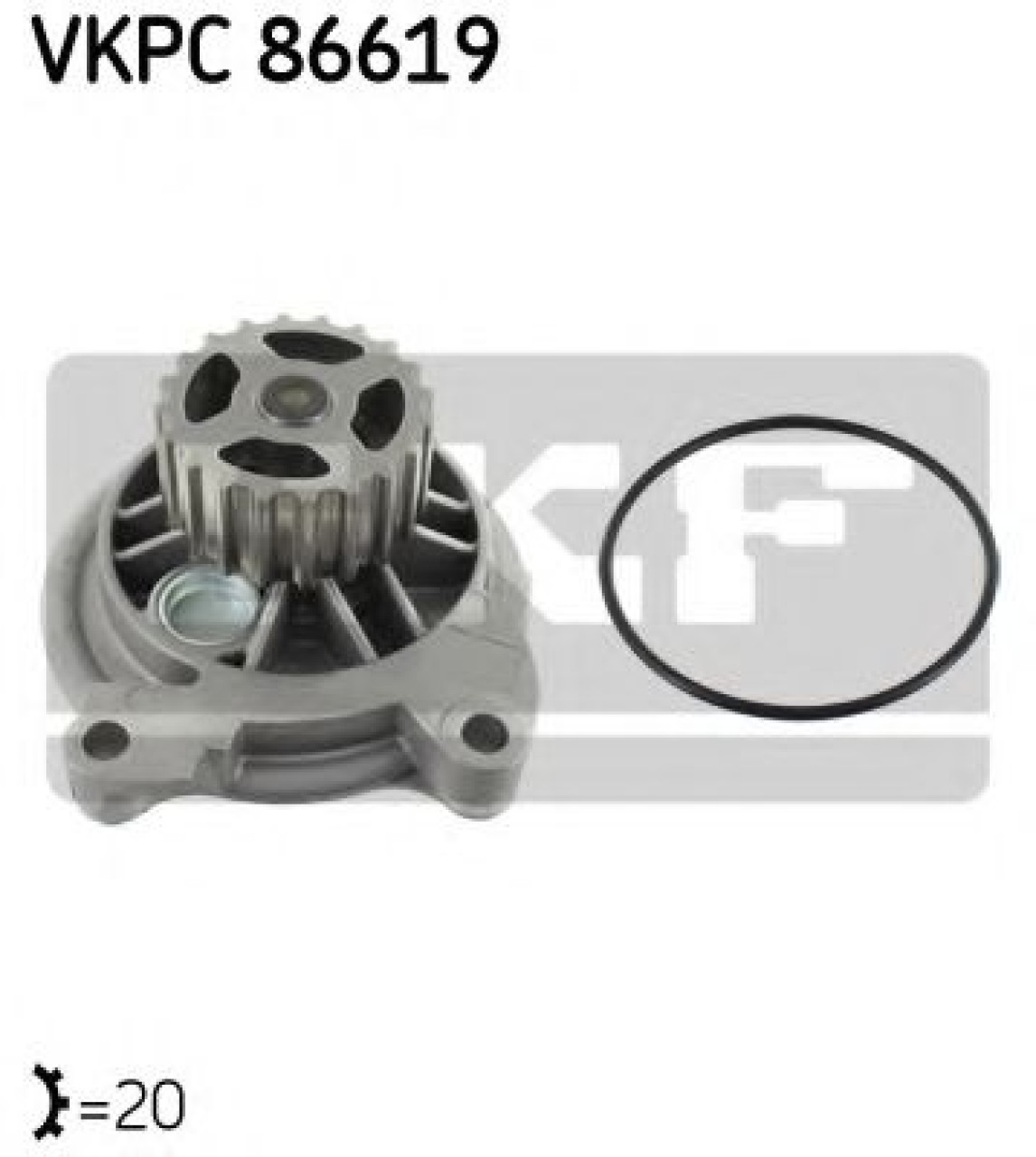 Pompa apa VW CRAFTER 30-35 bus (2E) (2006 - 2016) SKF VKPC 86619 piesa NOUA