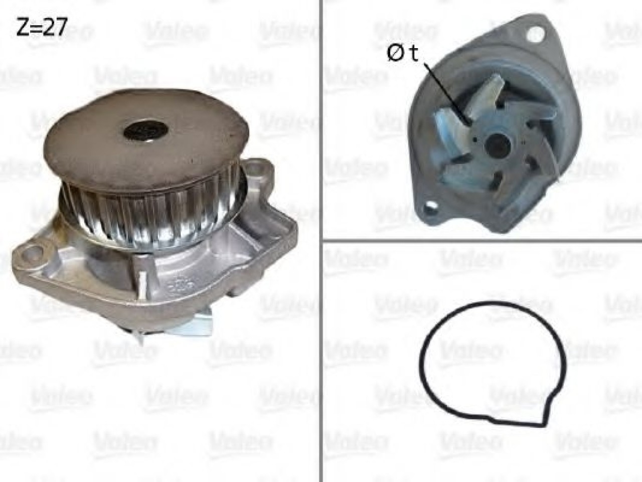 Pompa apa VW POLO Variant (6KV5) (1997 - 2001) VALEO 506576 piesa NOUA