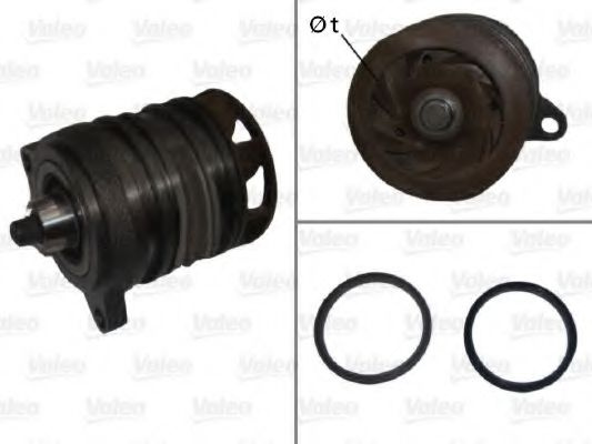 Pompa apa VW TOUAREG (7LA, 7L6, 7L7) (2002 - 2010) VALEO 506726 piesa NOUA