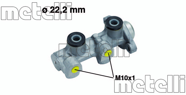 Pompa centrala, frana (050511 MET) CHEVROLET,DAEWOO