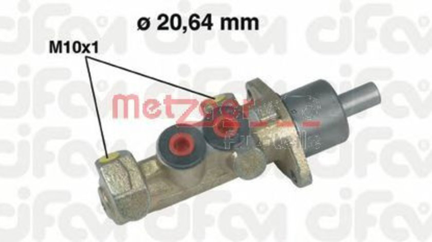 Pompa centrala, frana RENAULT TWINGO I (C06) (1993 - 2012) METZGER 202-242 piesa NOUA