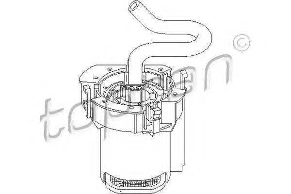 Pompa combustibil OPEL TIGRA TwinTop (2004 - 2016) TOPRAN 207 406 piesa NOUA