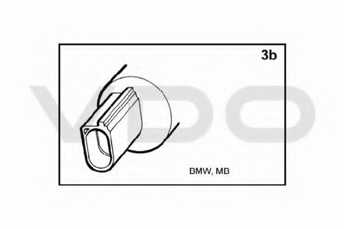 Pompa de apa,spalare faruri BMW X5 (E53) (2000 - 2006) VDO 246-086-001-007Z piesa NOUA