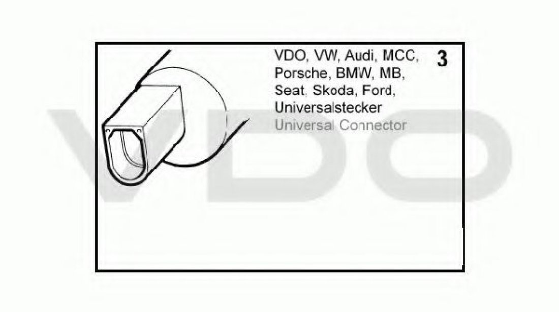 Pompa de apa,spalare parbriz AUDI A3 (8L1) (1996 - 2003) VDO 246-083-002-022Z piesa NOUA