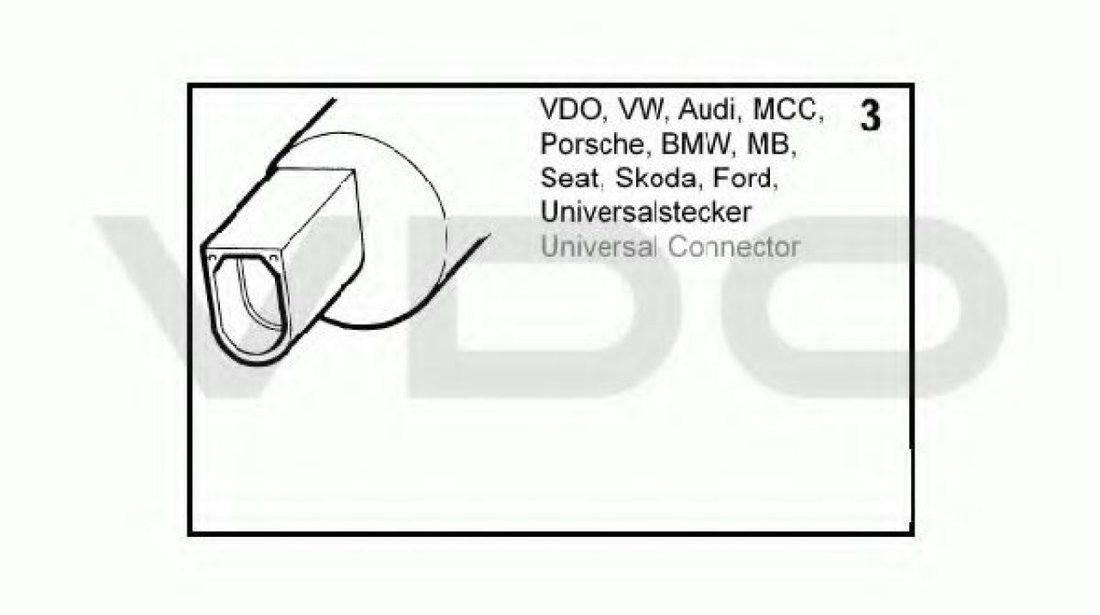 Pompa de apa,spalare parbriz VW GOLF VI Cabriolet (517) (2011 - 2016) VDO 246-083-002-022Z piesa NOUA