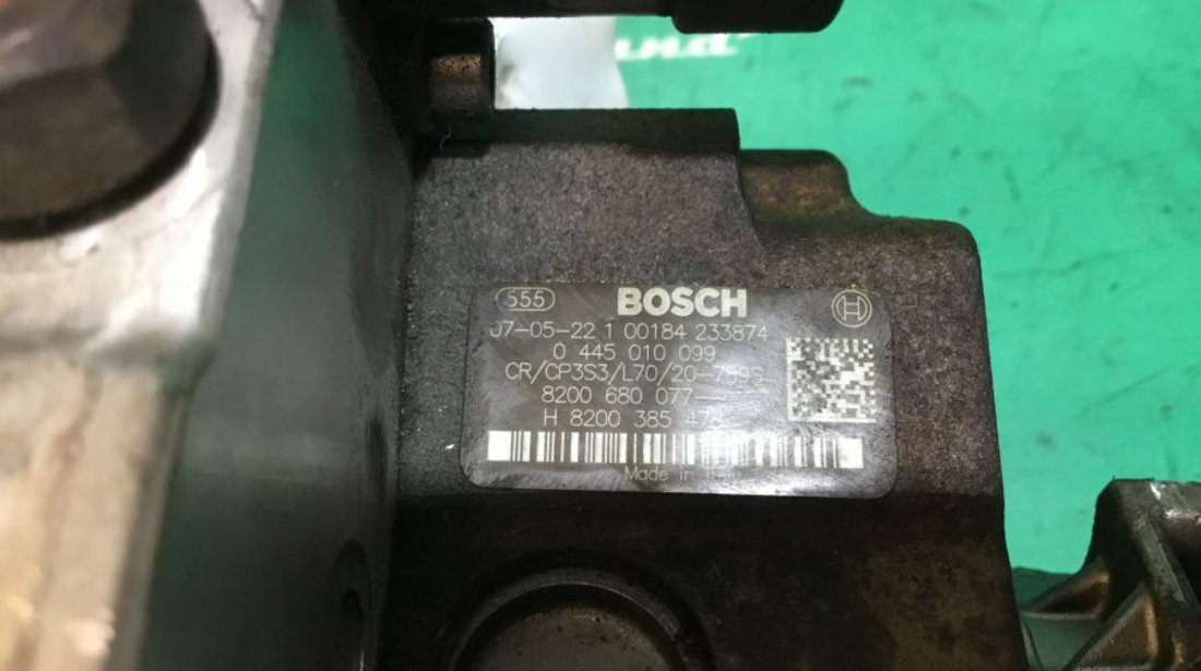 Pompa Injectie 0445010099 Inalta 2.0 DCI Bosch Renault TRAFIC II bus JL 2001