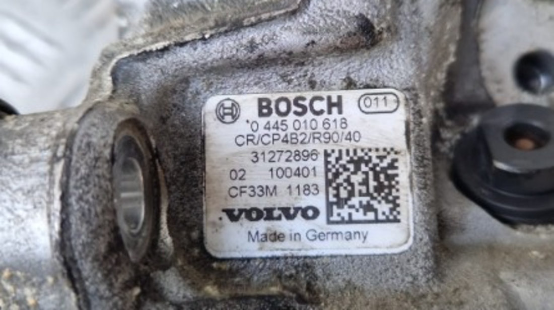 Pompa injectie Volvo V70 motor 2.4 D5 D5244T14 an fab. 2010 cod 31272896 / 0445010618