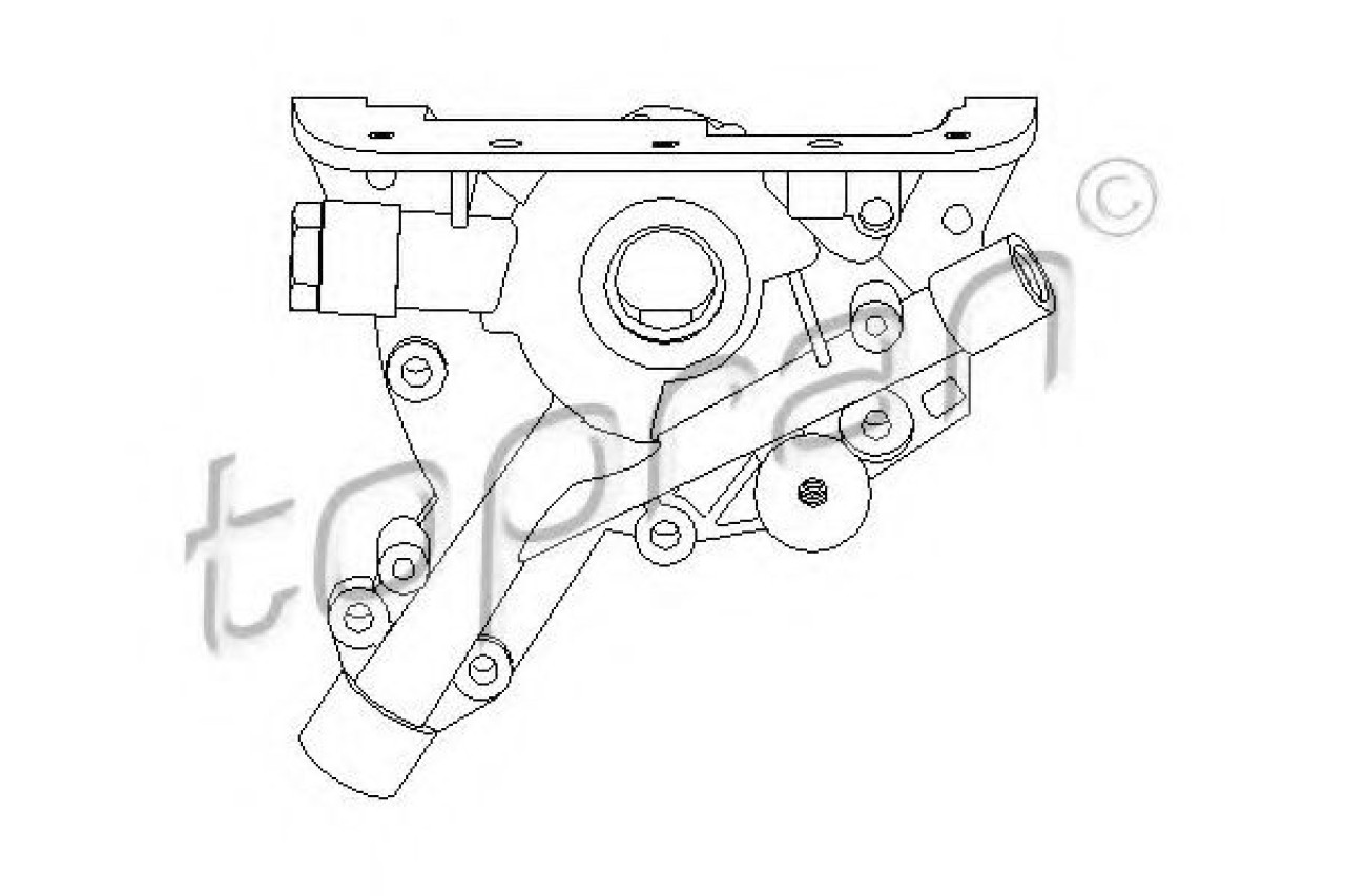 Pompa ulei OPEL ASTRA G Cupe (F07) (2000 - 2005) TOPRAN 205 585 piesa NOUA