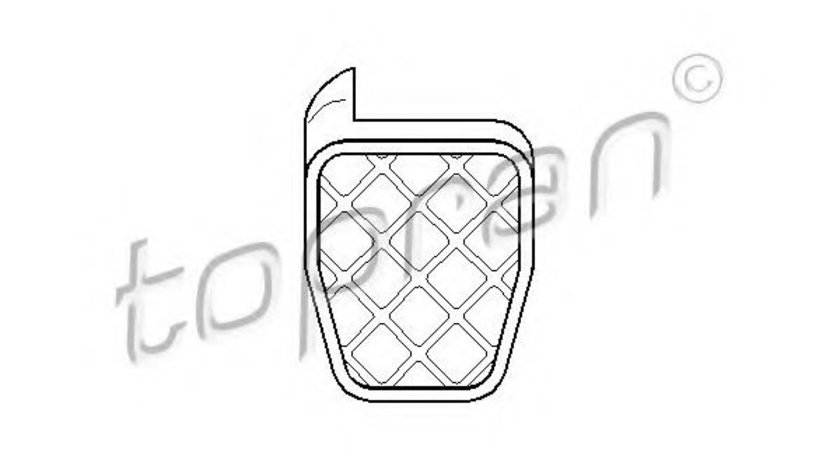 Pozitie pedala, pedala ambreiaj VW FOX (5Z1, 5Z3) (2003 - 2016) TOPRAN 109 999 piesa NOUA