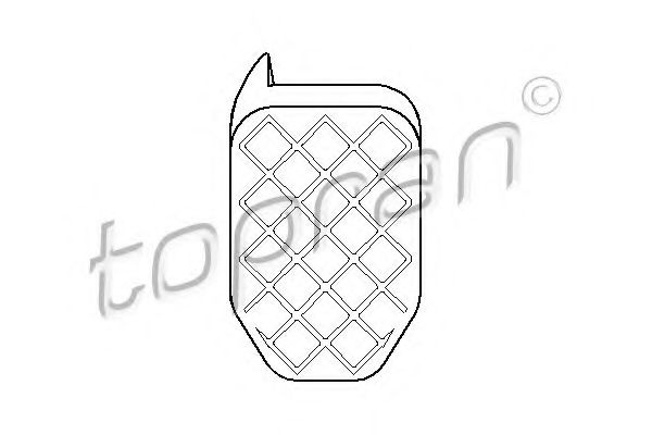 Pozitie pedala, pedala ambreiaj VW MULTIVAN V (7HM, 7HN, 7HF, 7EF, 7EM, 7EN) (2003 - 2015) TOPRAN 112 313 piesa NOUA