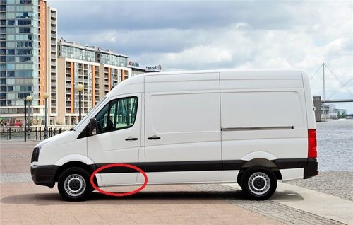 Prag metalic aripa stanga fata 3265mm VW Crafter 2006-2017