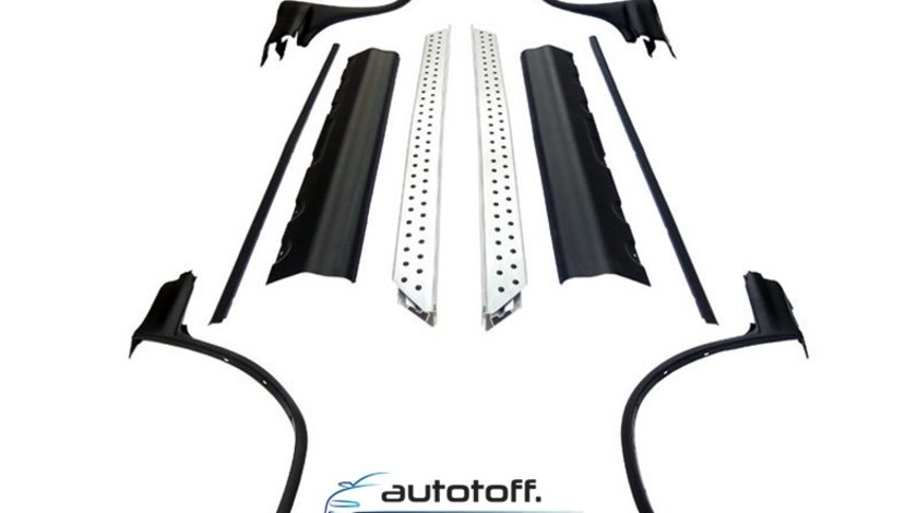 Praguri si extensii aripi BMW X5 E53 (99-06) - trepte aluminiu