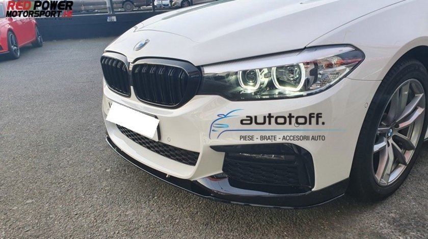 Prelungire bara fata BMW G30 G31 Seria 5 (2016+) Negru lucios