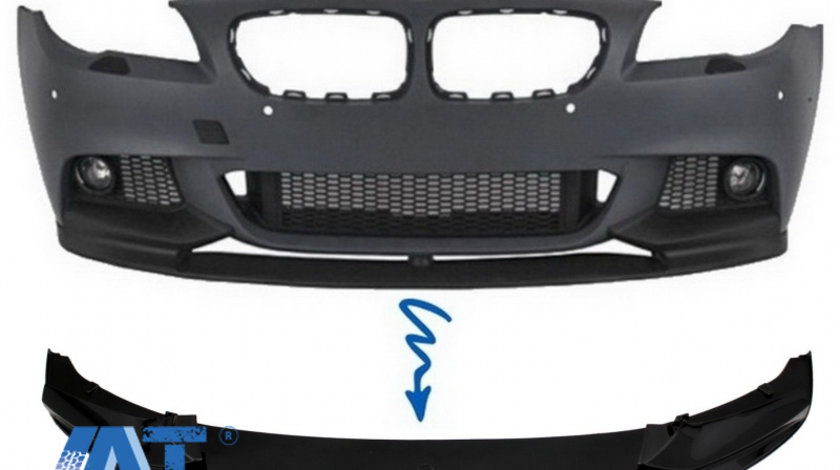 Prelungire Bara Fata compatibil cu BMW Seria 5 F10 F11 (2011-2017) M-Performance Design Negru Lucios